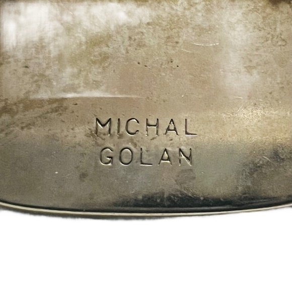 Michal Golan Rectangular Garnet Brooch/Pendant - Picture 3 of 4